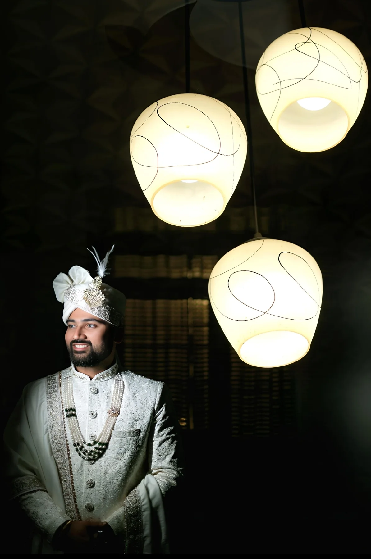 A refined groom portrait showing Magic Click's cinematic wedding style